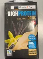 Mängden socker i High Protein Vanilla Taste Drink