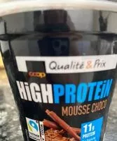Mängden socker i High Protein mousse choco