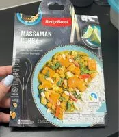 Mängden socker i Massaman Curry