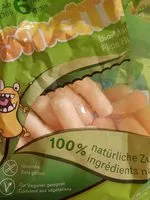 Mängden socker i Smelties Bio-maisflips, Hergestellt In Der Schweiz, 50G