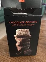Mängden socker i Chocolate biscuits with sichuan pepper