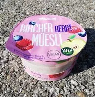 Mängden socker i Bircher Berry müesli