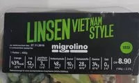Mängden socker i Linsen Vietnam style
