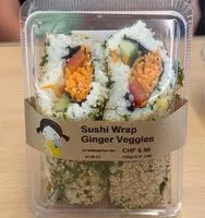 Mängden socker i Sushi Wrap Ginger Veggies