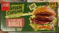 Mängden socker i Green cuisine plant based burgers