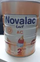 Mängden socker i Novalac lait AC