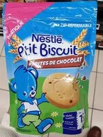 Mängden socker i P'tit Biscuit pépites de chocolat