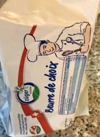 Mängden socker i Beurre de choix