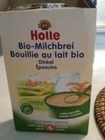 Mängden socker i Holle Bouillie à L'épeautre - Après 4 Mois