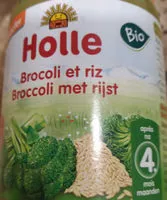 Mängden socker i Holle Petit Pot Brocolis avec Riz Complet Bio 190 g
