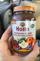 Mängden socker i Waldbeeren in Apfel