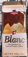 Mängden socker i Chocolat blanc suisse de tradition