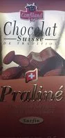 Mängden socker i Chocolat Suisse praliné
