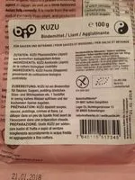 Mängden socker i Kuzu