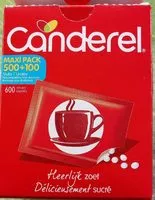 Mängden socker i Canderel