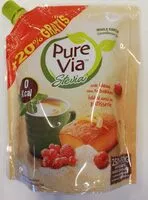 Mängden socker i PURE VIA Stevia