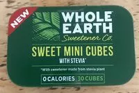Mängden socker i Sweet Mini Cubed - Stevia