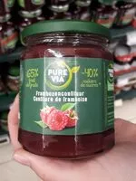 Mängden socker i Confiture de framboises