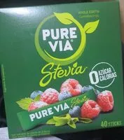 Mängden socker i Pure via stevia