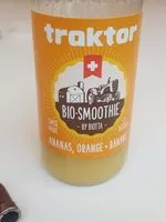 Mängden socker i Smoothie Traktor, Ananas, Orange & Banane