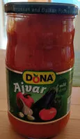 Mängden socker i Ajvar mild / doux