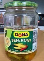 Mängden socker i Feferoni