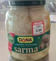 Mängden socker i Feuilles de Chou