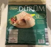 Mängden socker i Dürüm