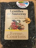 Mängden socker i Lentilles de Sauverny