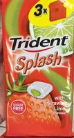 Mängden socker i Splash with strawberry lime flavor