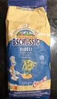 Mängden socker i Bschüssig Fideli