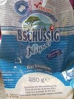 Mängden socker i Buchstaben für Suppe