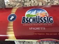 Mängden socker i Bschüssig Spaghetti