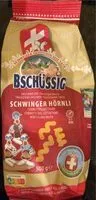 Mängden socker i Schwinger Hörnli 500g