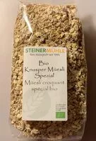 Mängden socker i Bio Knusper Müesli spezial