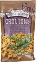 Mängden socker i Croutons blé complet avec romarin