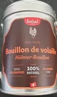 Mängden socker i Bouillon de volaille
