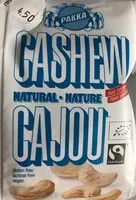 Mängden socker i Noix de cajou