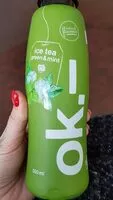 Mängden socker i Ok. - ice tea green & mint