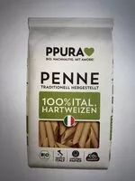Mängden socker i Penne bio Hartweizen