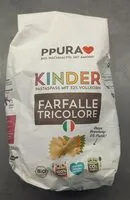 Mängden socker i Farfalle Tricolore
