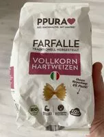 Mängden socker i Farfalle