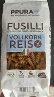 Mängden socker i Fusilli