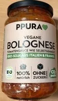 Mängden socker i Vegane Bolognese