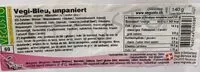 Mängden socker i Vegi-Bleu, unpaniert