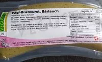 Mängden socker i Vegi-Bratwurst, Bärlauch