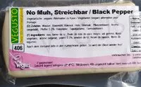 Mängden socker i No Muh, Streichbar Black Pepper