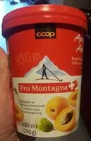 Mängden socker i Glace au lait de montagne au yogourt - abricot