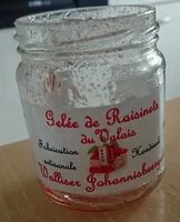 Mängden socker i Gelée de Raisinets du Valais