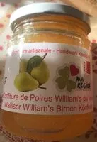 Mängden socker i Confiture de poires du Valais